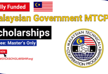 Malaysian Government MTCP Scholarship