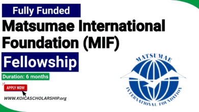 Matsumae International Foundation (MIF) Fellowship